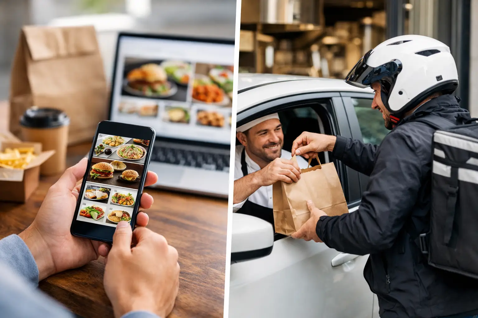 Marketplace versus delivery próprio de restaurante